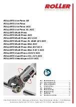 Roller Akku-Exparo 22 V ACC Instruction Manual preview