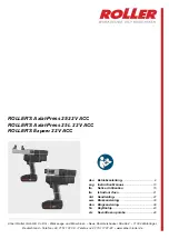 Preview for 1 page of Roller Axial-Press 25 22 V ACC Instruction Manual