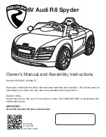 Rollplay W458AC Owner'S Manual And Assembly Instructions preview