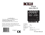 Rolls Mini-Mix VI MX28 Owner'S Manual preview