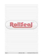 Preview for 10 page of RollSeal RS-Divider Curtain Owner'S Manual