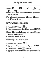 Preview for 24 page of Rolodex 192K RF-22192 User Manual