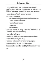 Preview for 3 page of Rolodex RF-128 User Manual