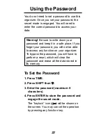 Preview for 23 page of Rolodex RF-6090 User Manual