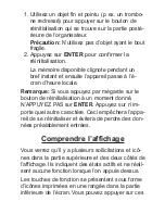 Preview for 4 page of Rolodex RF-8013 (French) Mode D'Emploi