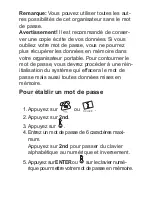 Preview for 21 page of Rolodex RF-8013 (French) Mode D'Emploi