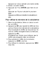 Preview for 24 page of Rolodex RF-8013 (French) Mode D'Emploi