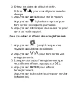 Preview for 28 page of Rolodex RF-8013 (French) Mode D'Emploi