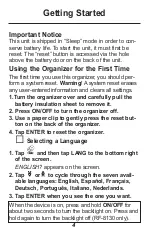 Preview for 5 page of Rolodex RF-8120 User Manual