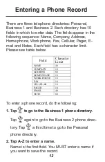 Preview for 13 page of Rolodex RF-8120 User Manual