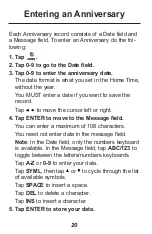 Preview for 21 page of Rolodex RF-8120 User Manual