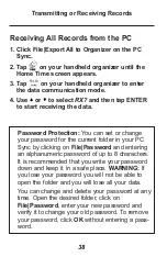 Preview for 39 page of Rolodex RF-8120 User Manual