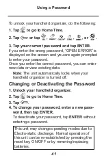 Preview for 42 page of Rolodex RF-8120 User Manual