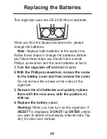 Preview for 55 page of Rolodex Rolodex RF-8121 User Manual