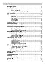 Preview for 3 page of Rommelsbacher VAC 385 Instruction Manual