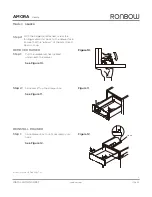 Preview for 7 page of Ronbow AMORA VANITY 054030 Installation And Care Manual