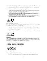 Preview for 9 page of Ronch Ronch Weld 160ARC DV User Manual