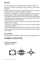 Preview for 9 page of Ronix 4554 Manual