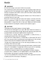 Preview for 5 page of Ronix RA-T50 Quick Start Manual