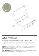 Preview for 1 page of ROOM LIFE ARLO Assembly Instructions