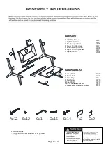 Preview for 2 page of ROOM LIFE ARLO Assembly Instructions