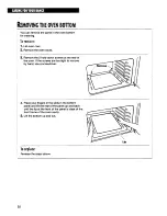 Preview for 22 page of Roper FGP325G Use & Care Manual