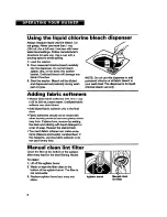 Preview for 8 page of Roper Roper RAB4232DL0 Use And Care Manual