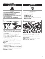 Preview for 7 page of Roper W10420470C Use And Care Manual