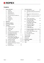 Preview for 2 page of Ropex 740301 Operating Instructions Manual