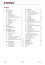 Preview for 2 page of Ropex CIRUS UPT-6012 Operating Instructions Manual