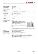 Preview for 35 page of Ropex RESISTRON RES-403 Operating Instructions Manual