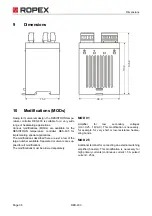 Preview for 36 page of Ropex RESISTRON RES-403 Operating Instructions Manual