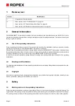 Preview for 4 page of Ropex RESISTRON RES-5008 User Manual