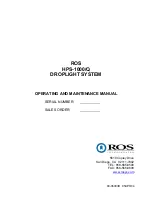 Ros HPS-1000/Q Operating And Maintenance Manual preview