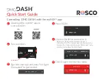 Preview for 1 page of Rosco DMG Dash Quick Start Manual