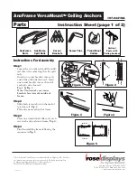 Preview for 1 page of ROSE DISPLAYS ANOFRAME VERSAMOUNT CEILING ANCHORS SQ Manual