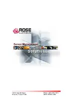 Preview for 36 page of Rose electronics ServeView Pro SEB-8UB Installation And Operation Manual