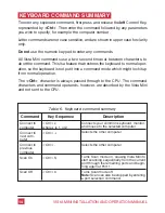 Preview for 18 page of Rose electronics Vista Mini Installation And Operation Manual