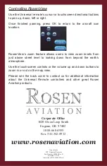 Preview for 2 page of Rosen Aviation 0500-010 User Manual