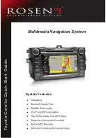 Preview for 1 page of Rosen Honda CR-V Quick Start Manual