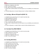 Preview for 7 page of Rosewill RAID5 SATA II - 3GBPS HOST ADAPTER RC211 User Manual