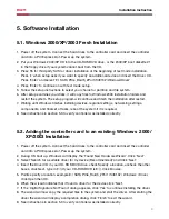 Preview for 9 page of Rosewill RAID5 SATA II - 3GBPS HOST ADAPTER RC211 User Manual