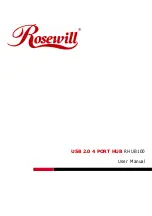 Rosewill RHUB100 User Manual preview