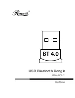 Preview for 1 page of Rosewill RNX-BT401 User Manual