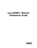 Preview for 2 page of Ross hyperSPARC Installation Manual