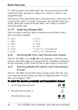 Preview for 26 page of Rosslare AYC-F60 Series Installation And Programming Manual