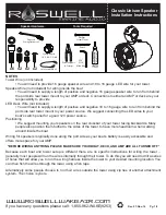 Roswell Classic Unison Speaker Installation Instructions preview