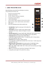 Preview for 38 page of Rotel COMPACTOVEN1962CH Instructions For Use Manual