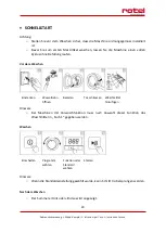 Preview for 20 page of Rotel G5401CH Instructions For Use Manual