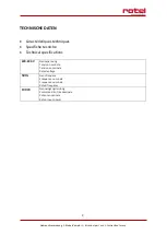 Preview for 3 page of Rotel HEATINGPAD510CH1 Instructions For Use Manual